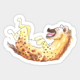 Laughing Hyena Sticker